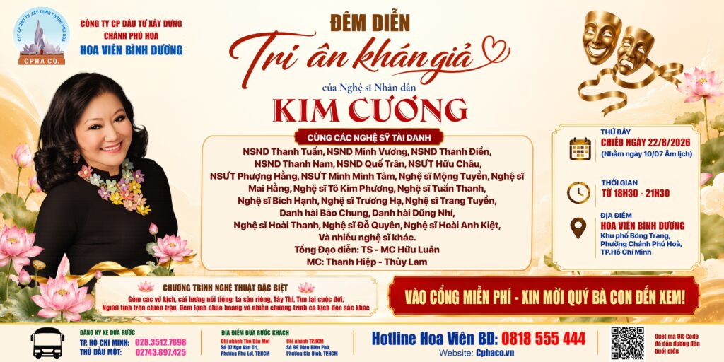 Đêm diễn tri ân của NSND Kim Cương: Một đêm diễn – Vạn tấm lòng